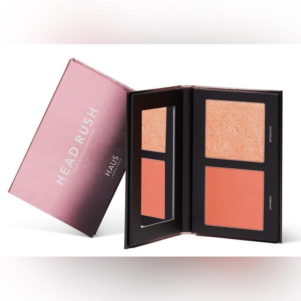 Haus Labs Lady Gaga Head Rush Blush Highlighter Duo Palette Untamed Intoxicate